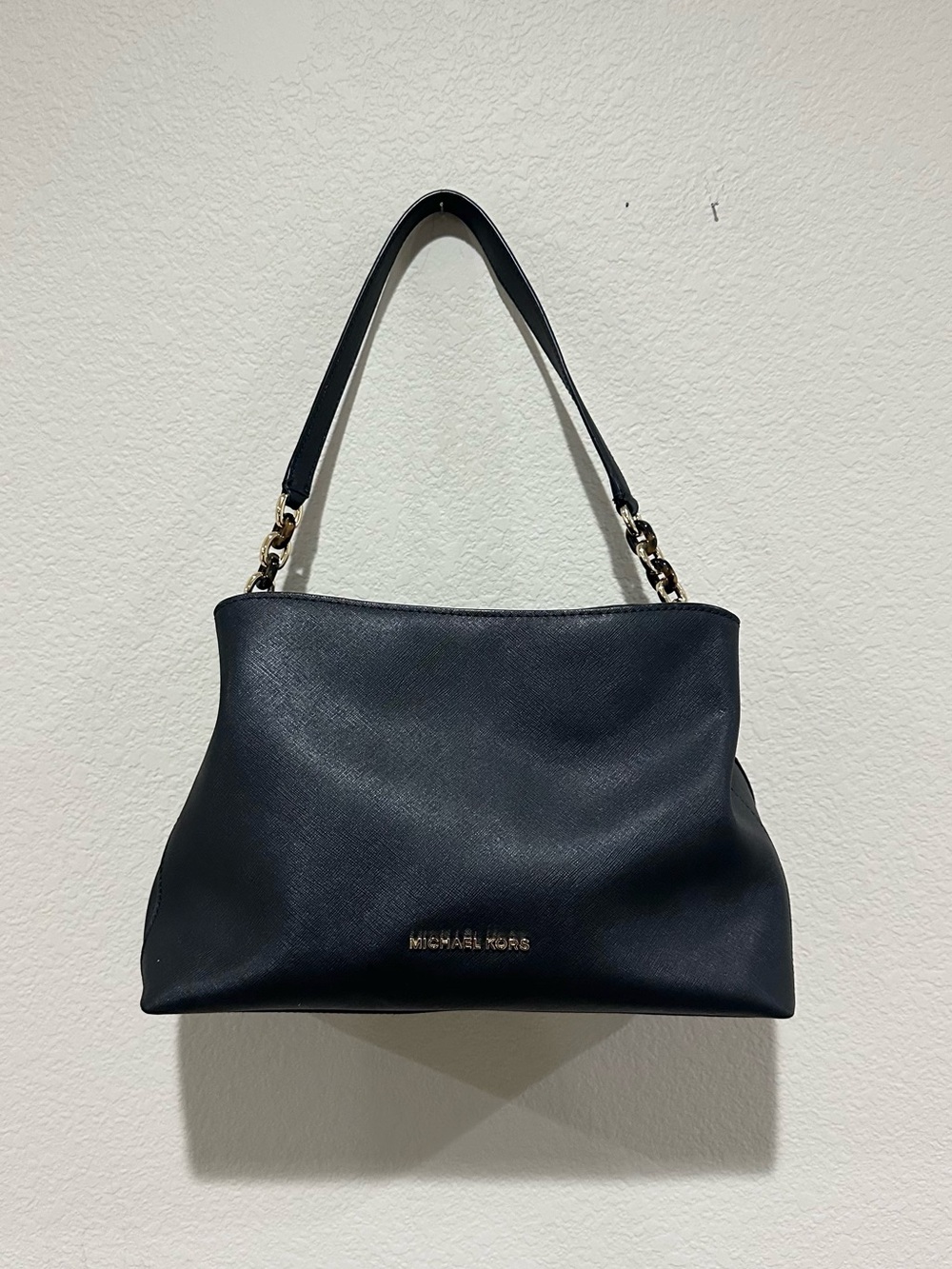 Michael Kors sophia saffiano leather satchel